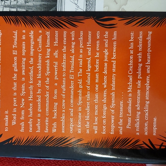 Michael Crichton Pirate Latitudes' 2009 Hardcover Best Srlling Book - Picture 7 of 11